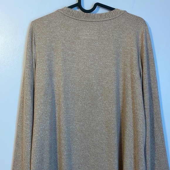 Cuddl Duds Heather Walnut Taupe Super Soft Longline Button Front Cardigan size M - Picture 13 of 16
